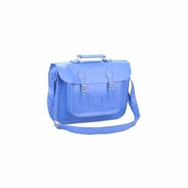 Boekentas/documententas blauw