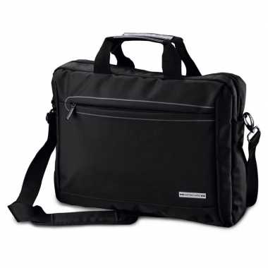 Documententas/laptoptas 15,6 inch zwart 10 liter