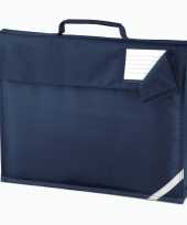 Donkerblauwe documententas 7 liter